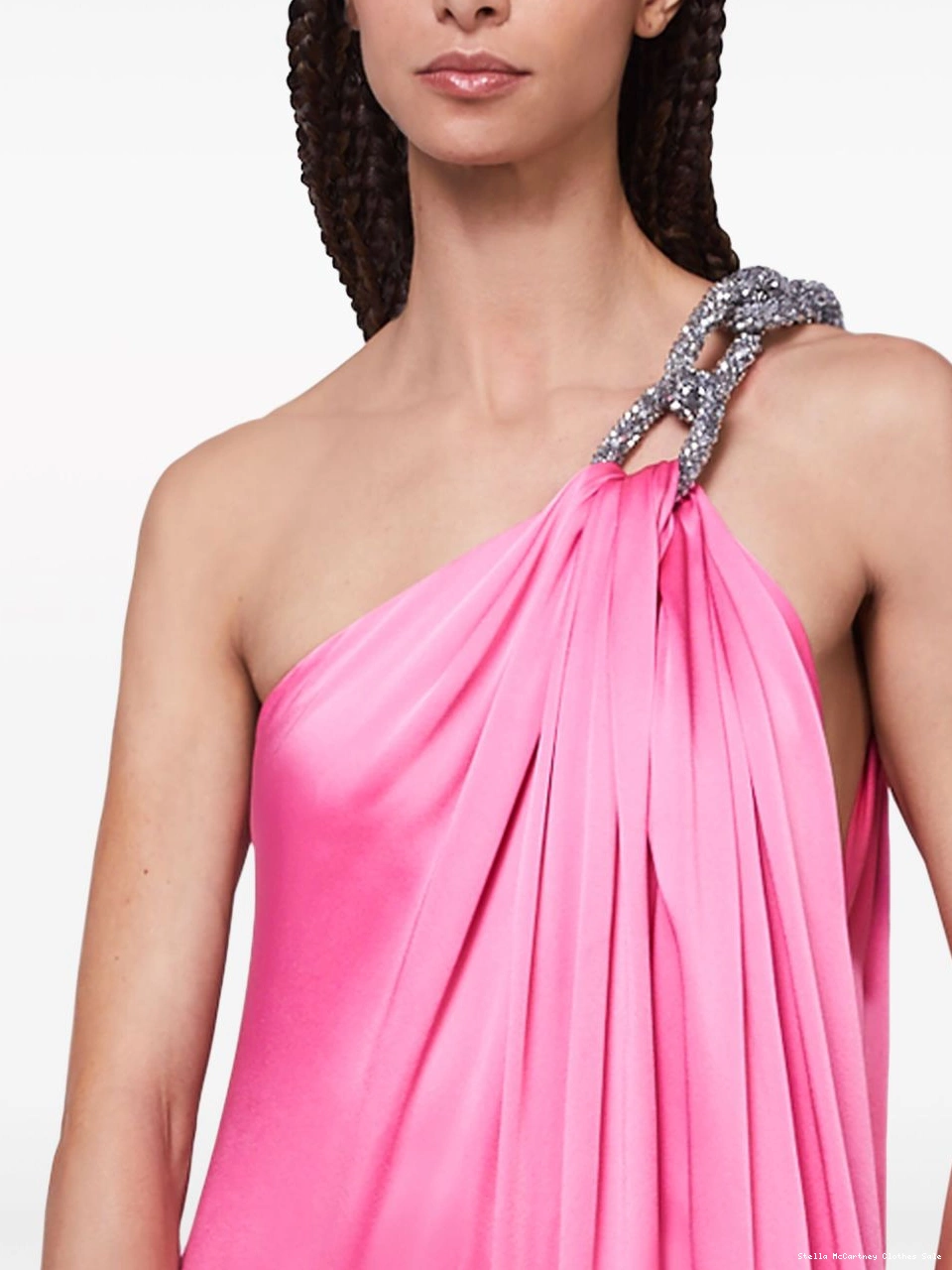 Affordable gown McCartney Stella Women crystal-embellished Falabella satin 0806